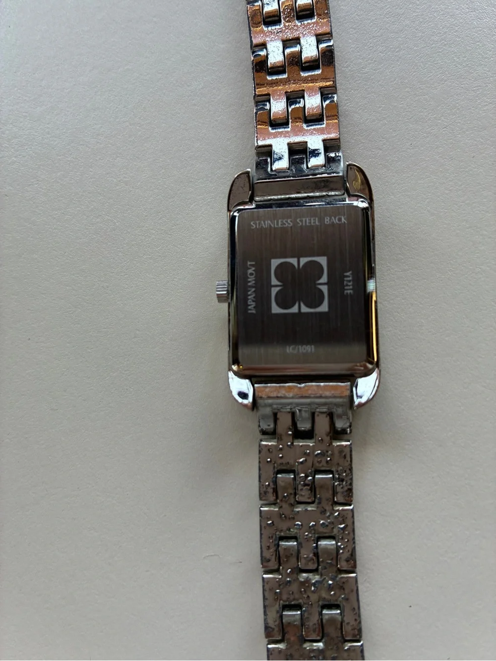 Liz Claiborne Silver Tone Women's Link Bracelet Watch